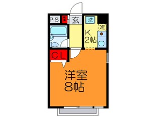 セサミハイムの物件間取画像